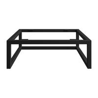 Postolje Unit - Elements - crna, Moderno, metal (45/15/40cm) - Based