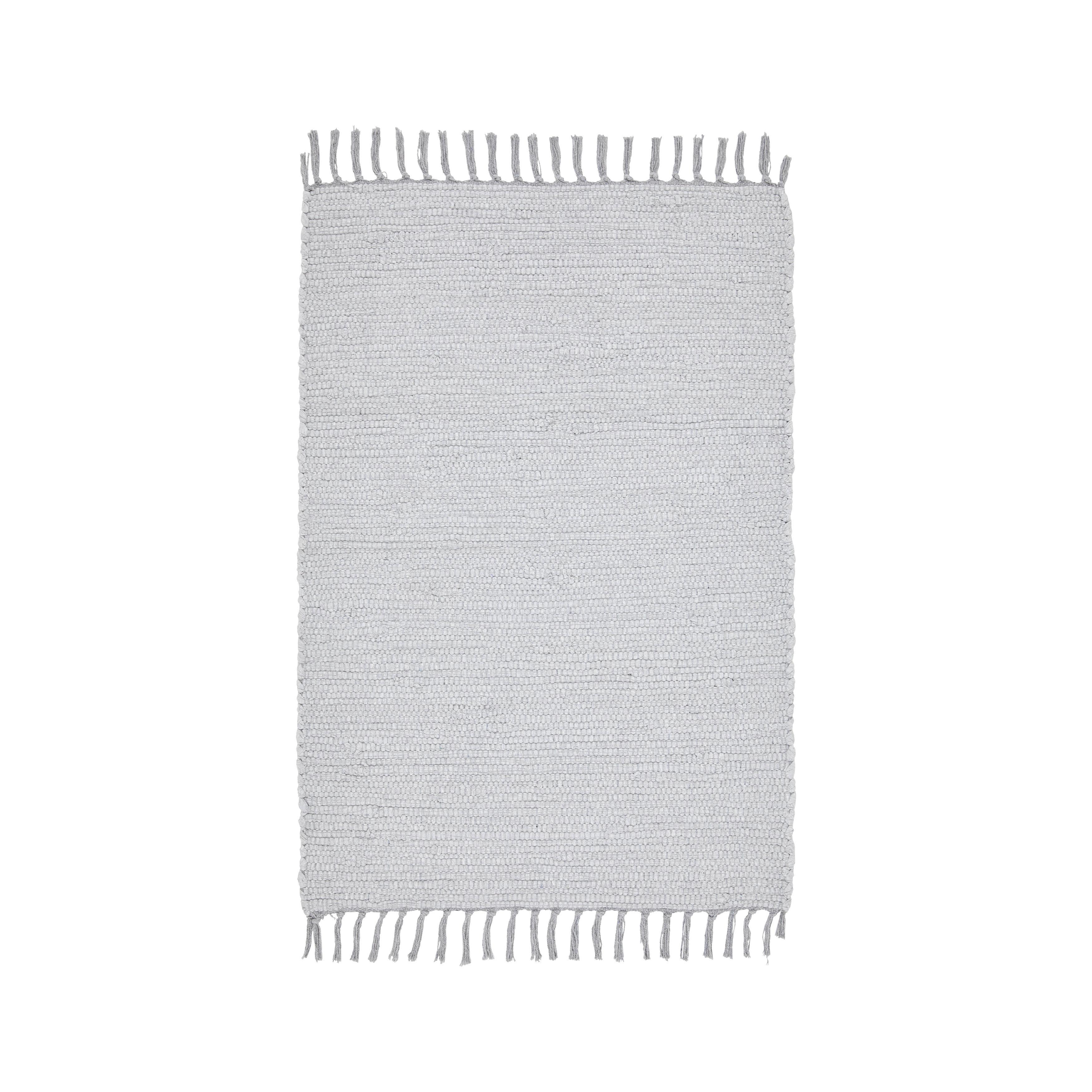 PREPROGA IZ KRP JULIA 2 - srebrne barve/siva, Romantika, tekstil (70/130cm) - Modern Living