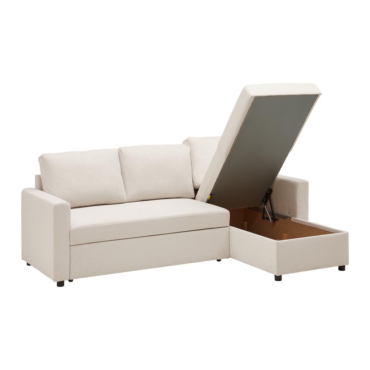 Canapea modulara VICTORIA - bej, Modern, lemn/metal (215/82/145cm) - Mömax