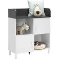 Kommode Grau/Weiß - KONVENTIONELL (93/108/42cm) - MODERN LIVING