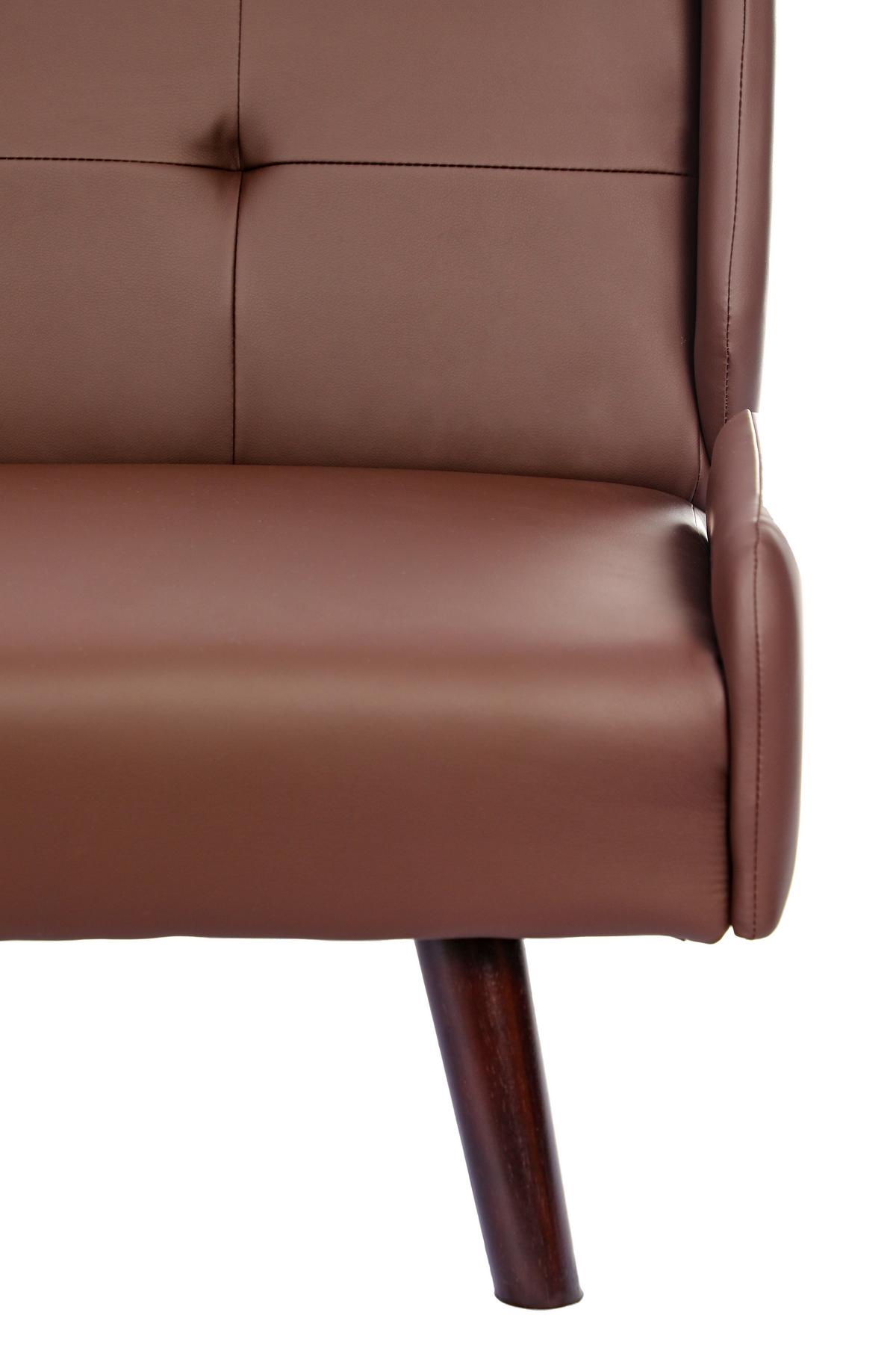 Zofa S Posteljno Funkcijo Rotterdam, Rjava - temno rjava/rjava, Basics, tekstil/les (185/77/91cm) - P & B