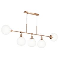 Pendelleuchte Erich Messingfarben max. 40 Watt - Messingfarben, Trend, Glas/Metall (120/37,3/15cm) - MAYTONI