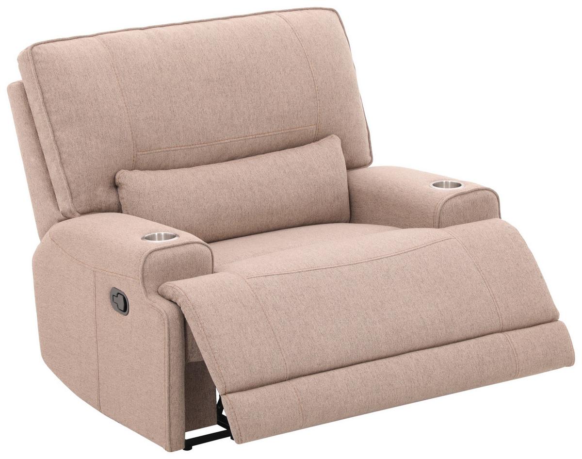 Počivalnik Texas, Mocha Rjava - črna/mocha rjava, Basics, kovina/umetna masa (122/106/102cm) - MID.YOU