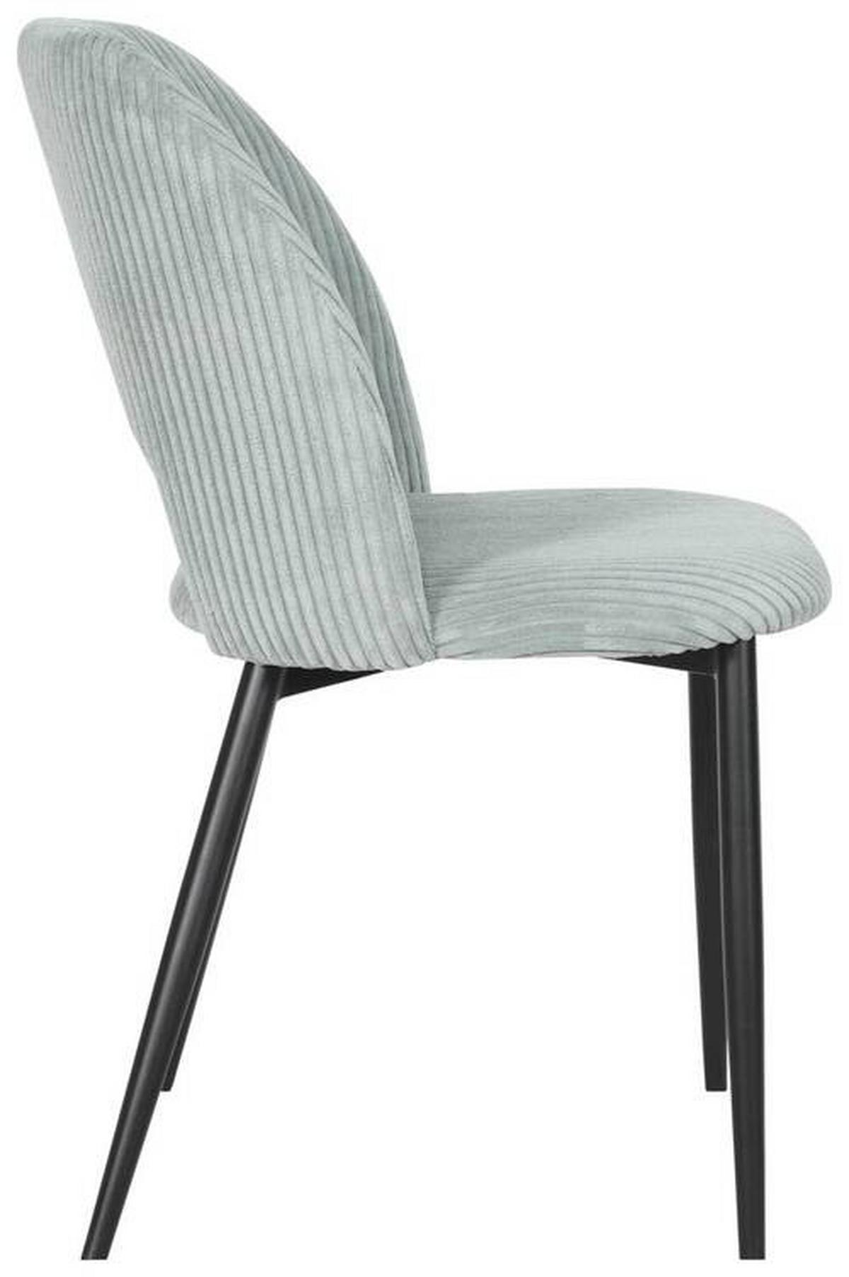 Scaun ZOE - verde mentă/negru, Lifestyle, metal/textil (51/82/57cm) - Mömax