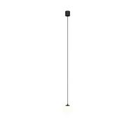 Pendelleuchte Luna Schwarz/Weiss max. 5 Watt - Weiss/Schwarz, Trend, Glas/Kunststoff (10/10cm) - MAYTONI