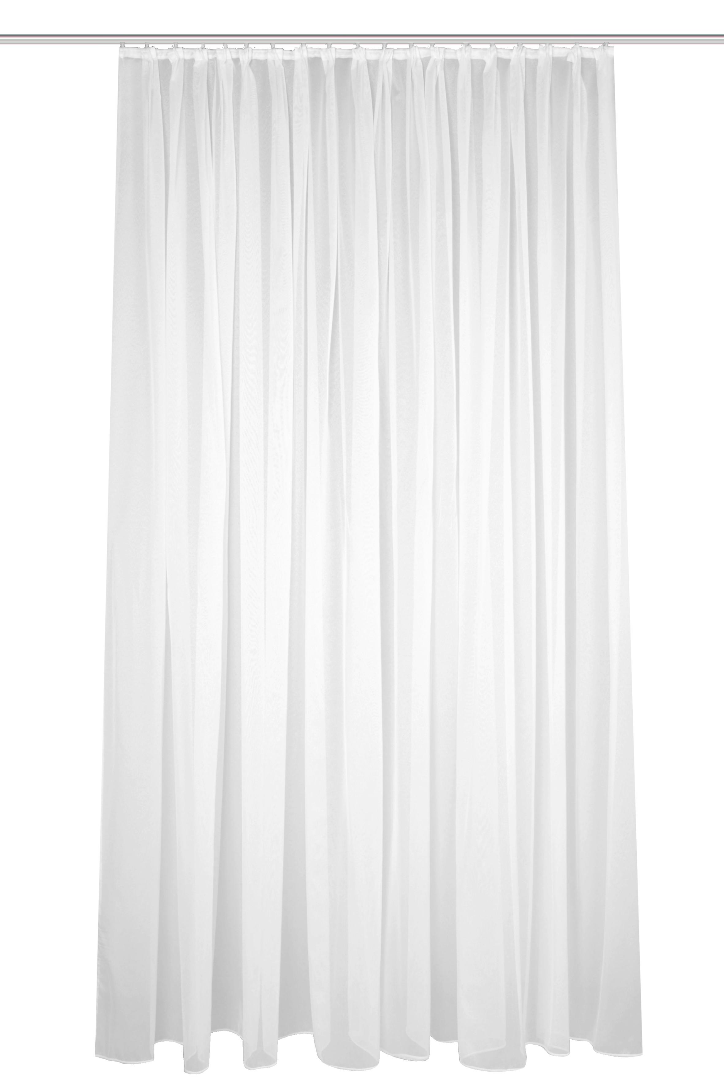 Fertigstore Dafne Weiß ca. 450x120cm - Weiß, Basics, Textil (450/120cm) - Schmidt W. Gmbh