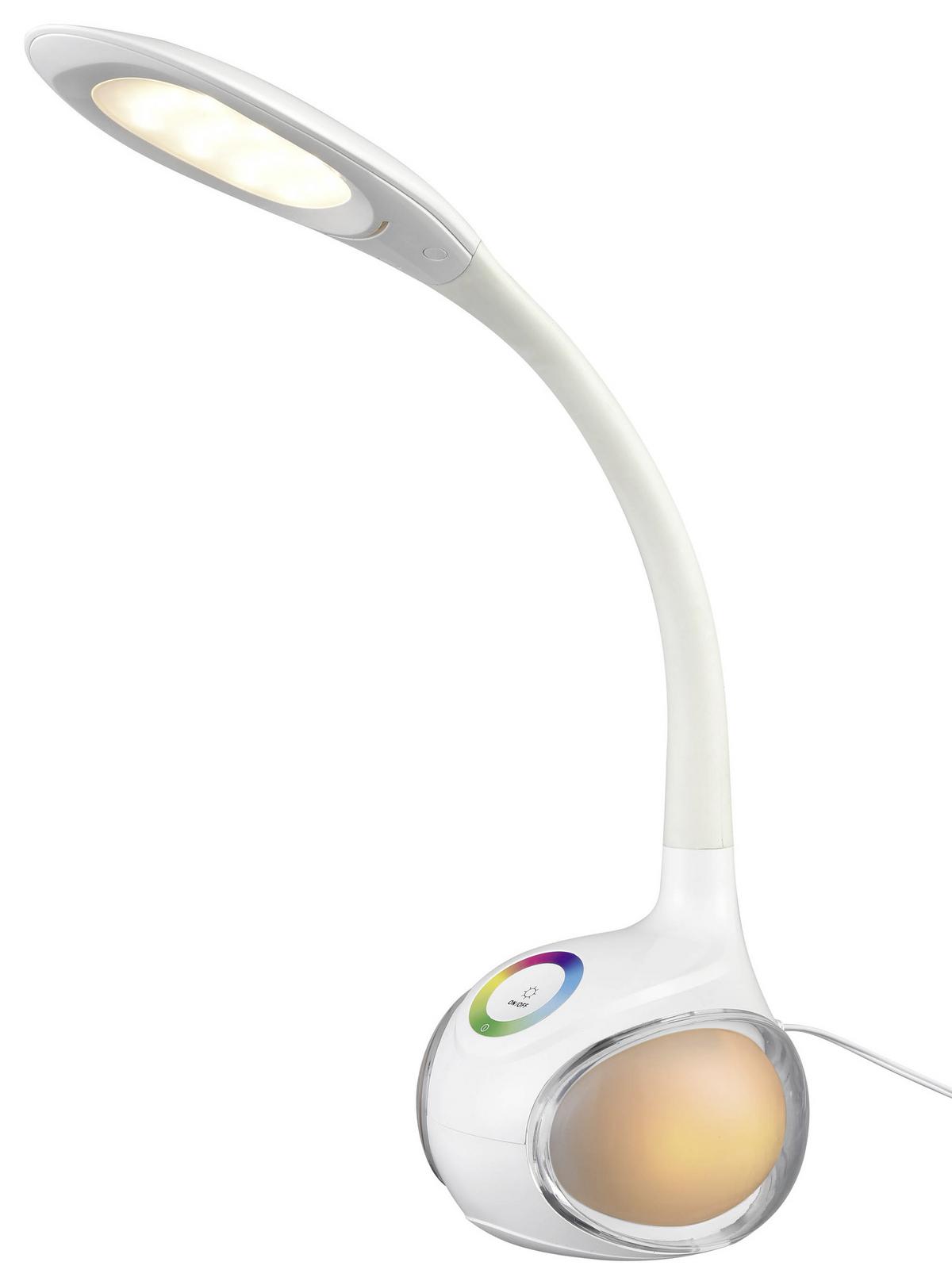 LED-Schreibtischleuchte Nihat max. 5 Watt - Weiß, Kunststoff (13,5/53cm) - Mömax
