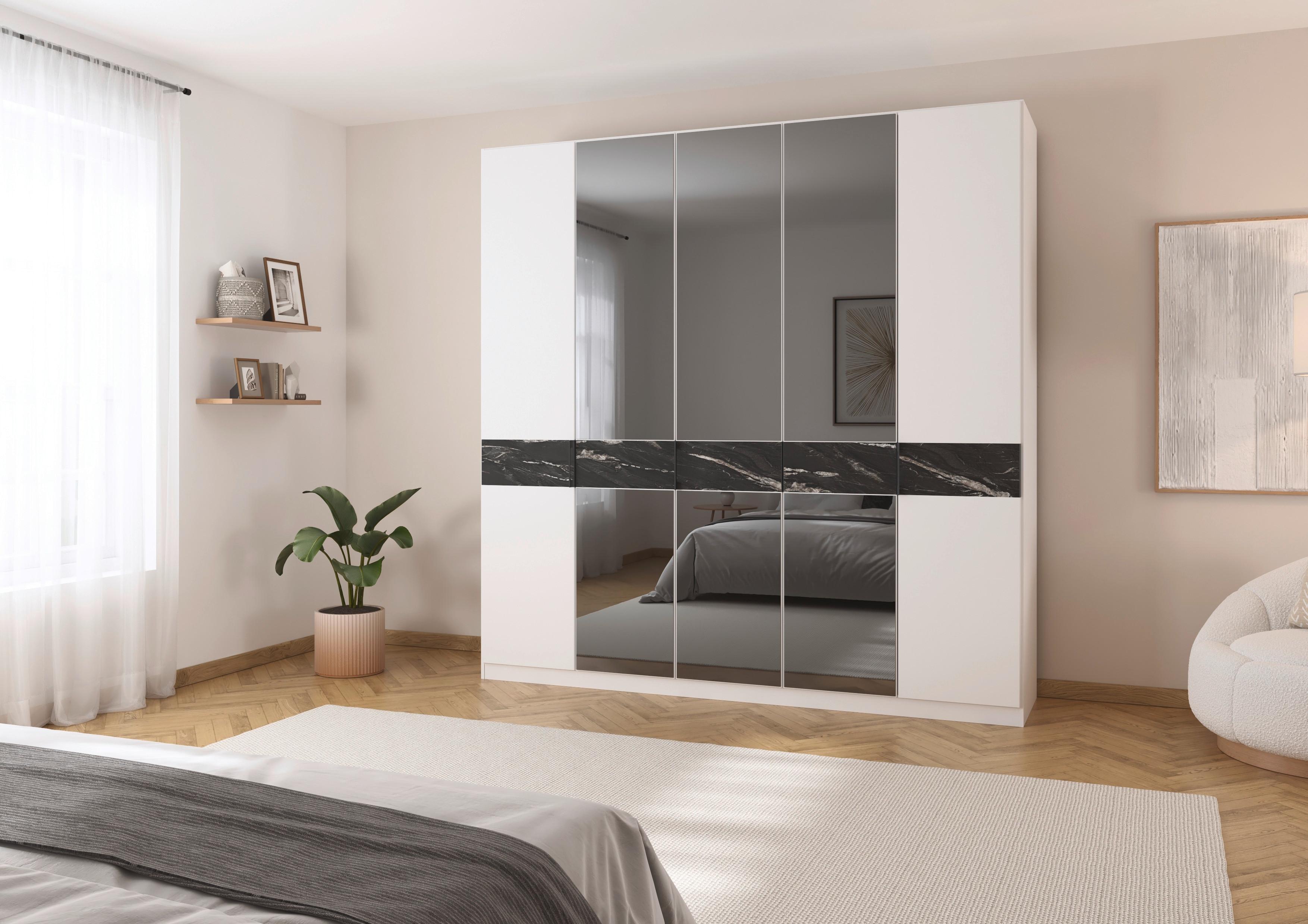 Drehtürenschrank Versity Weiß - Weiß, KONVENTIONELL, Holzwerkstoff/Metall (225/229/54cm) - Premium Living
