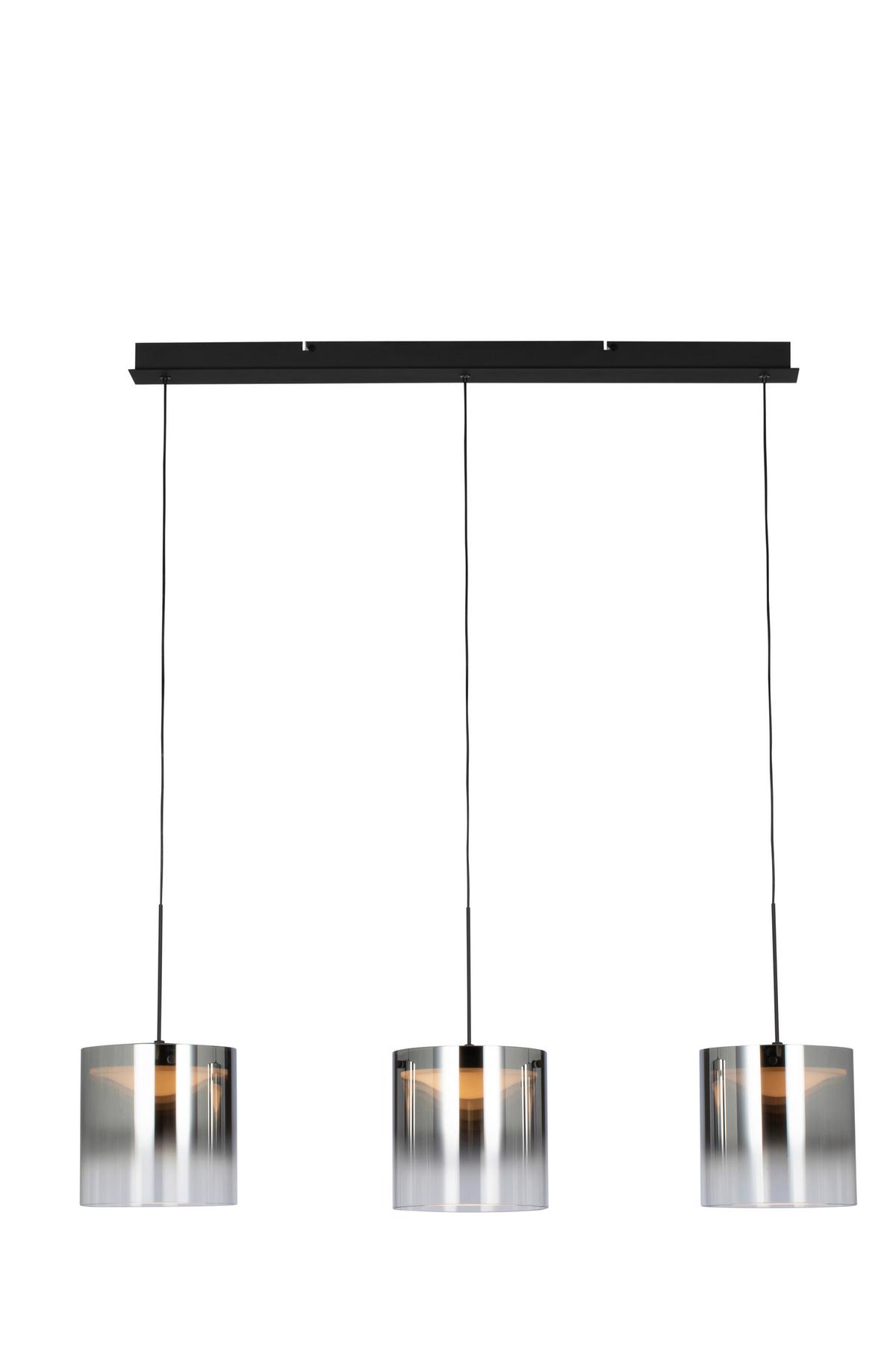 LAMPA WISZĄCA LED BAIA *DK* - czarny, Design, metal/szkło (100/20/180cm) - Dieter Knoll