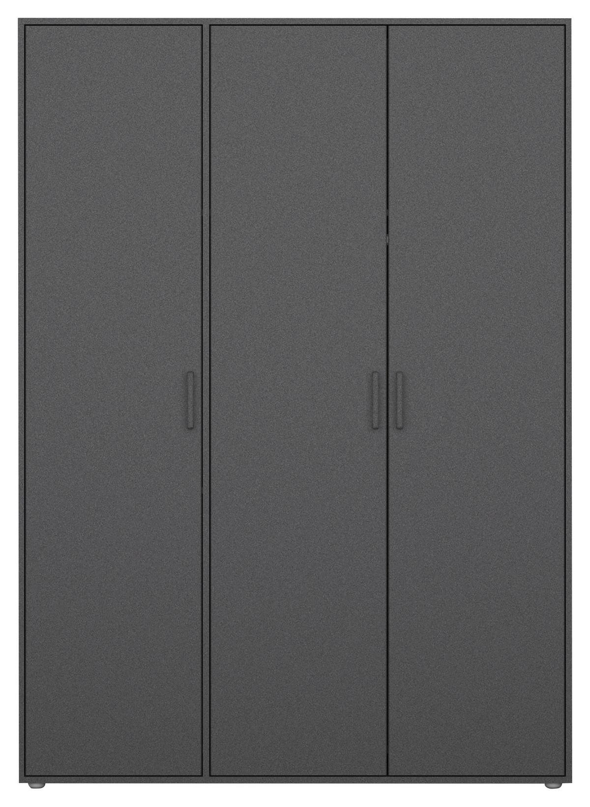 DULAP  USI ROTATIVE VOYAGER - gri, Modern, material pe bază de lemn (140/194/53cm) - Modern Living