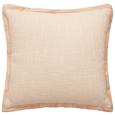 Zierkissen Yvonne 45x45 cm - Rosa, MODERN, Textil (45/45cm) - Mömax modern living