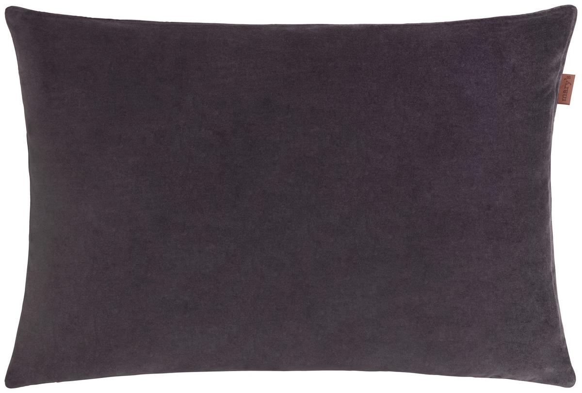 Zierkissen Grace in Graphitfarben ca. 40x60cm - Graphitfarben, MODERN, Textil (40/60cm) - Mary's