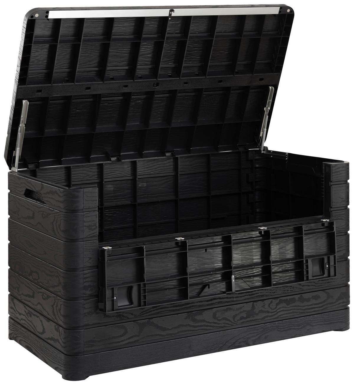 Kissenbox Dolomiti Anthrazit Kunststoff - Anthrazit, Basics, Kunststoff (146/85/82cm) - Mömax