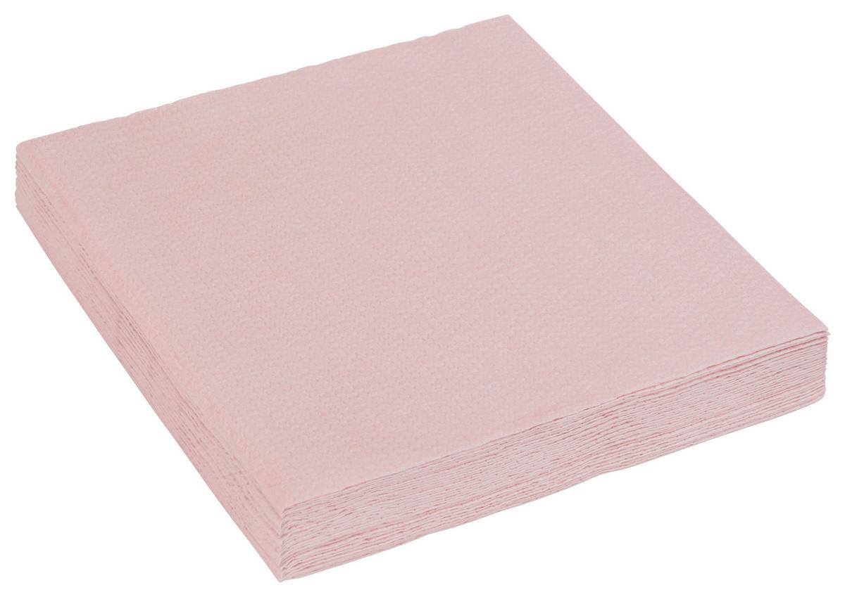 Serviette Kai in Altrosa - Altrosa, Papier (33cm)