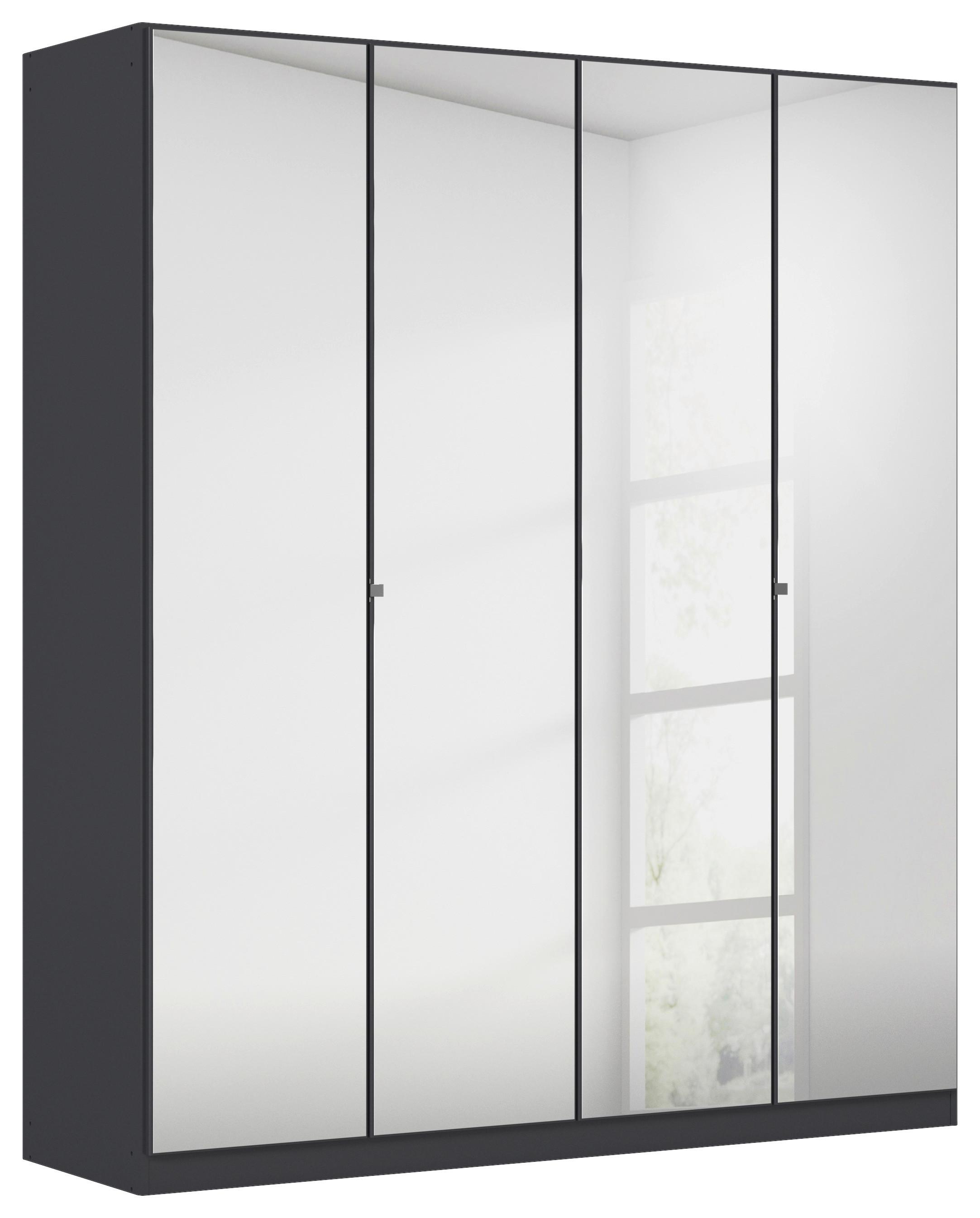 DULAP REFLECT - argintiu/gri, Modern, material pe bază de lemn (181/210/54cm)