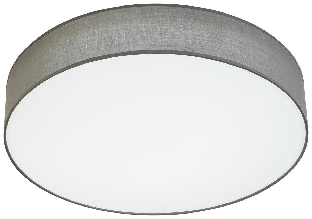 LAMPA SUFITOWA LED CHRISTINA - biały/szary, Trend, tworzywo sztuczne/metal (60/11cm) - Novel