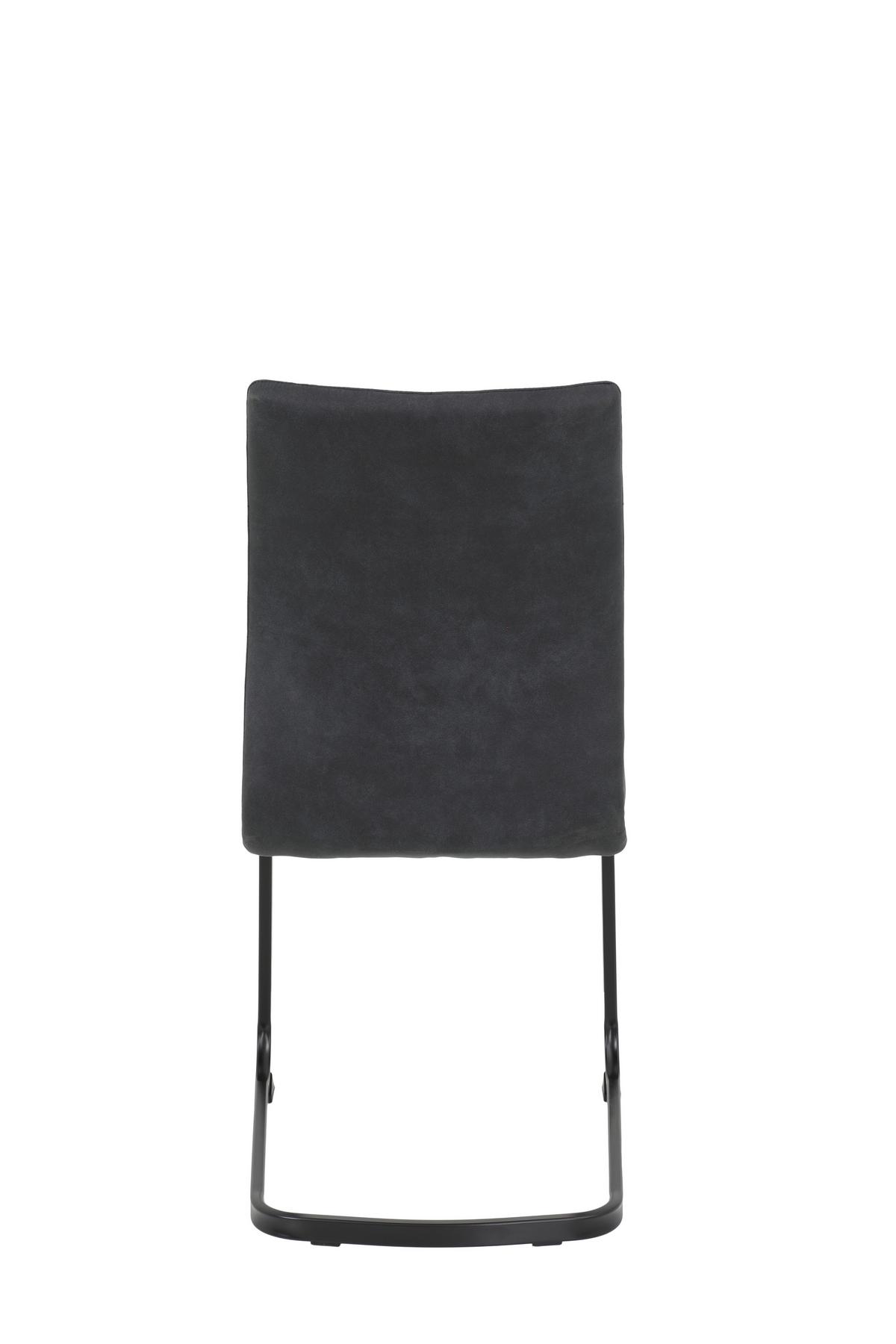 TISCHGRUPPE ERIKA G - Alteiche/Anthrazit, MODERN, Holzwerkstoff/Textil (80/76/80cm) - MID.YOU