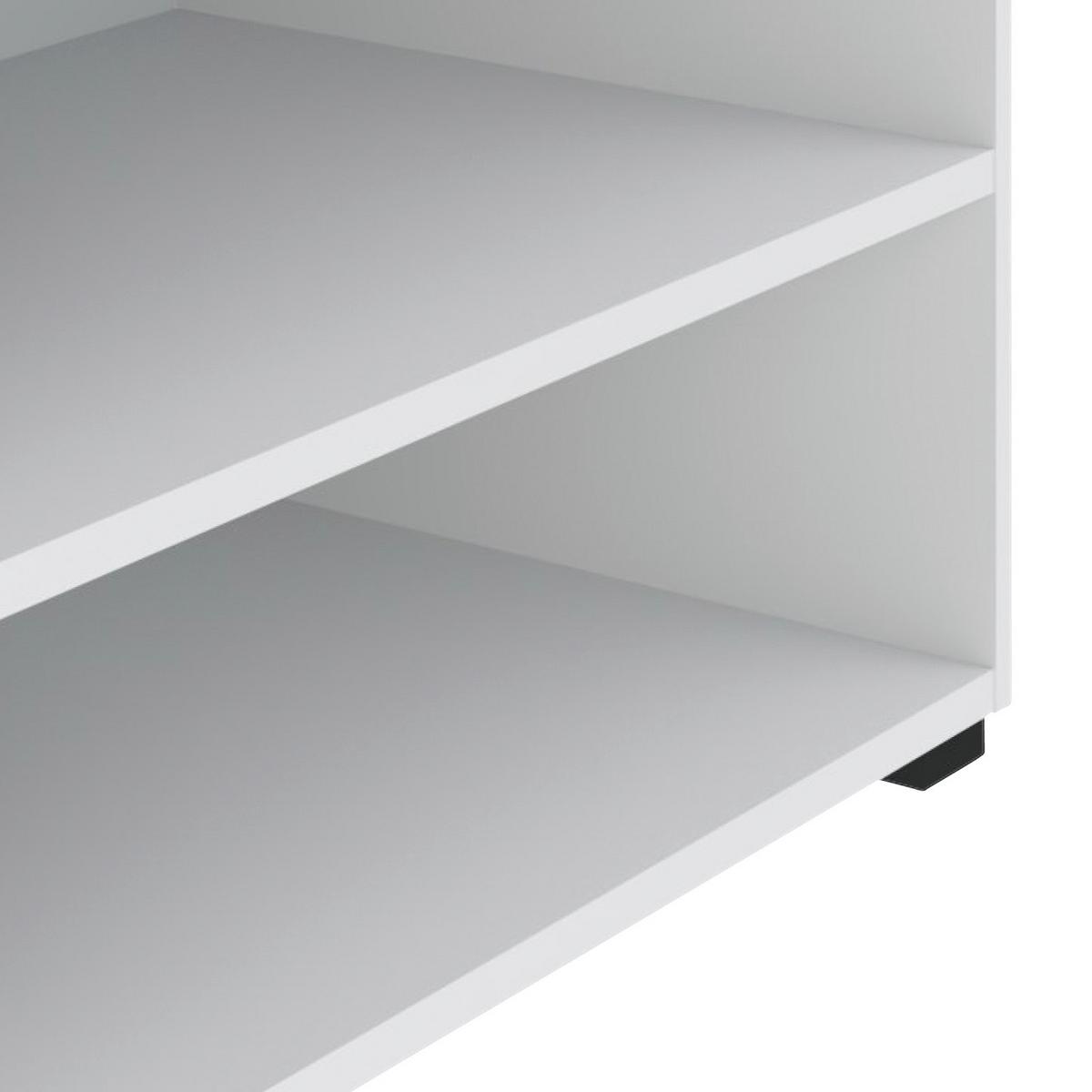 Regal Unit-Elements Maxi - bijela/crna, Moderno, drvni materijal (91,2/89,6/40cm) - Based