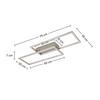 LED-TAKLAMPA CEM - champagne, Modern, metall/plast (75/30/7cm) - Mömax