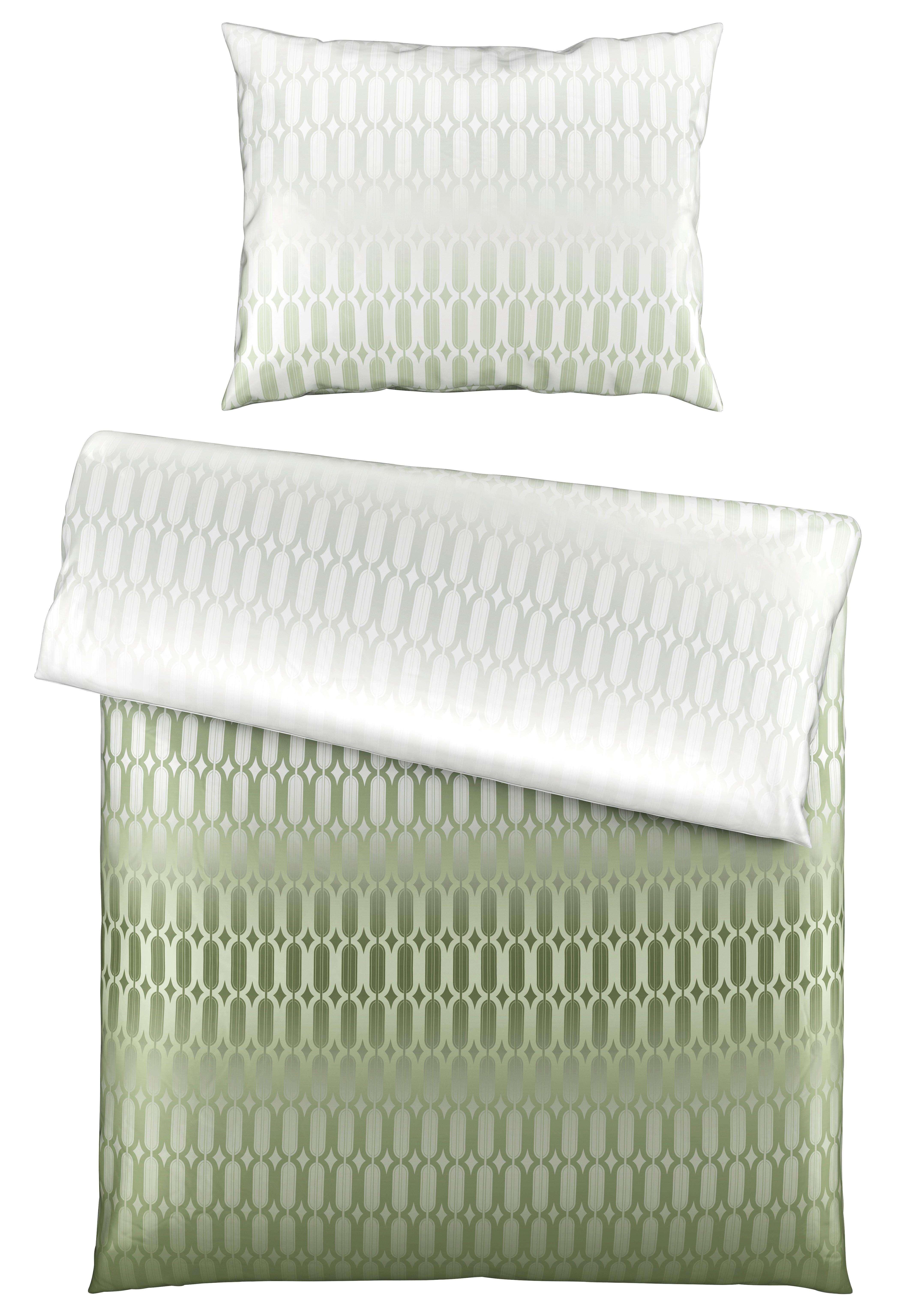 Posteljnina Picol - zelena/olivno zelena , Moderno, tekstil (140/200cm) - Premium Living