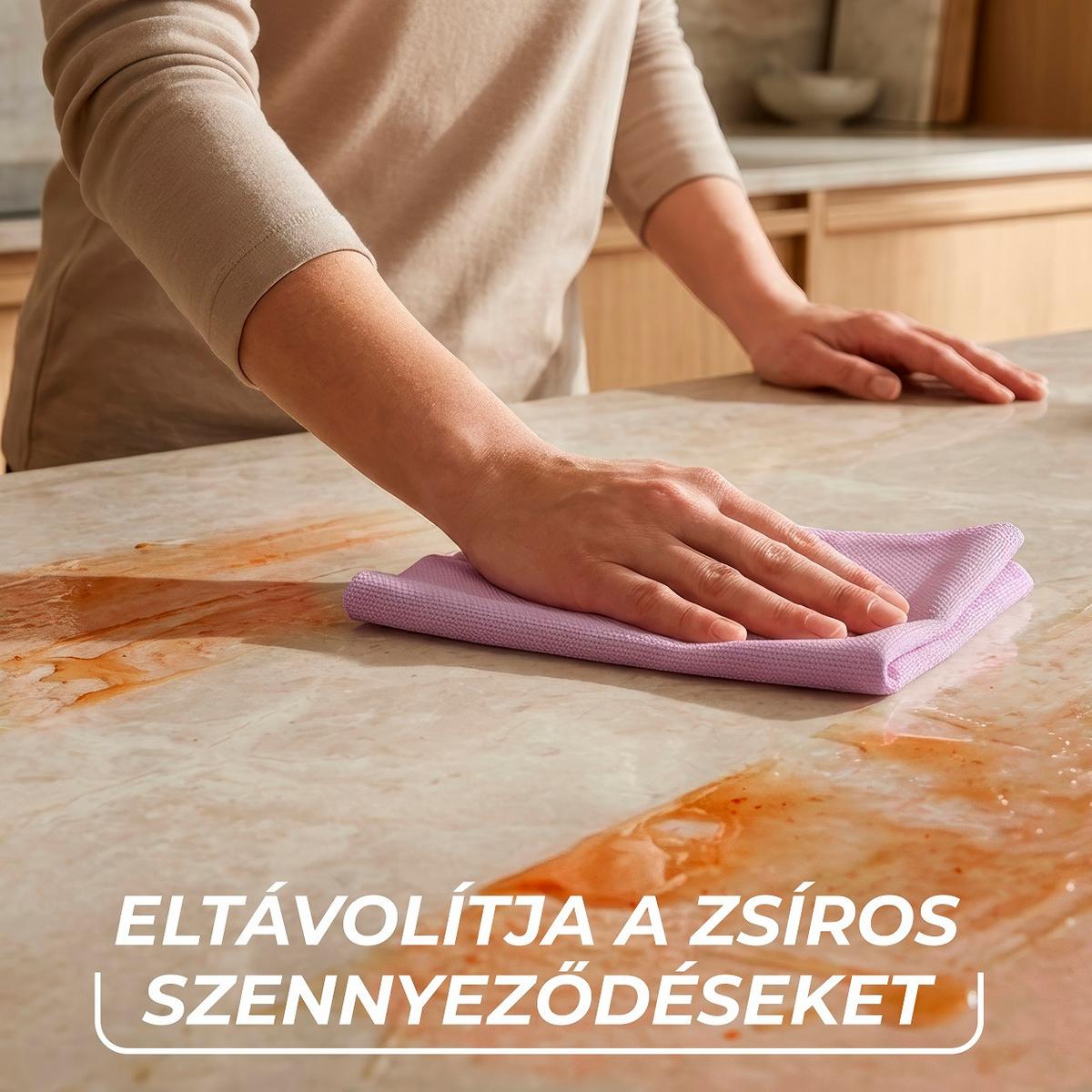 Mikroszálas Kendő Actifibre Pro Kitchen 1x - lila, Basics, műanyag (25/18/0,6cm) - Vileda