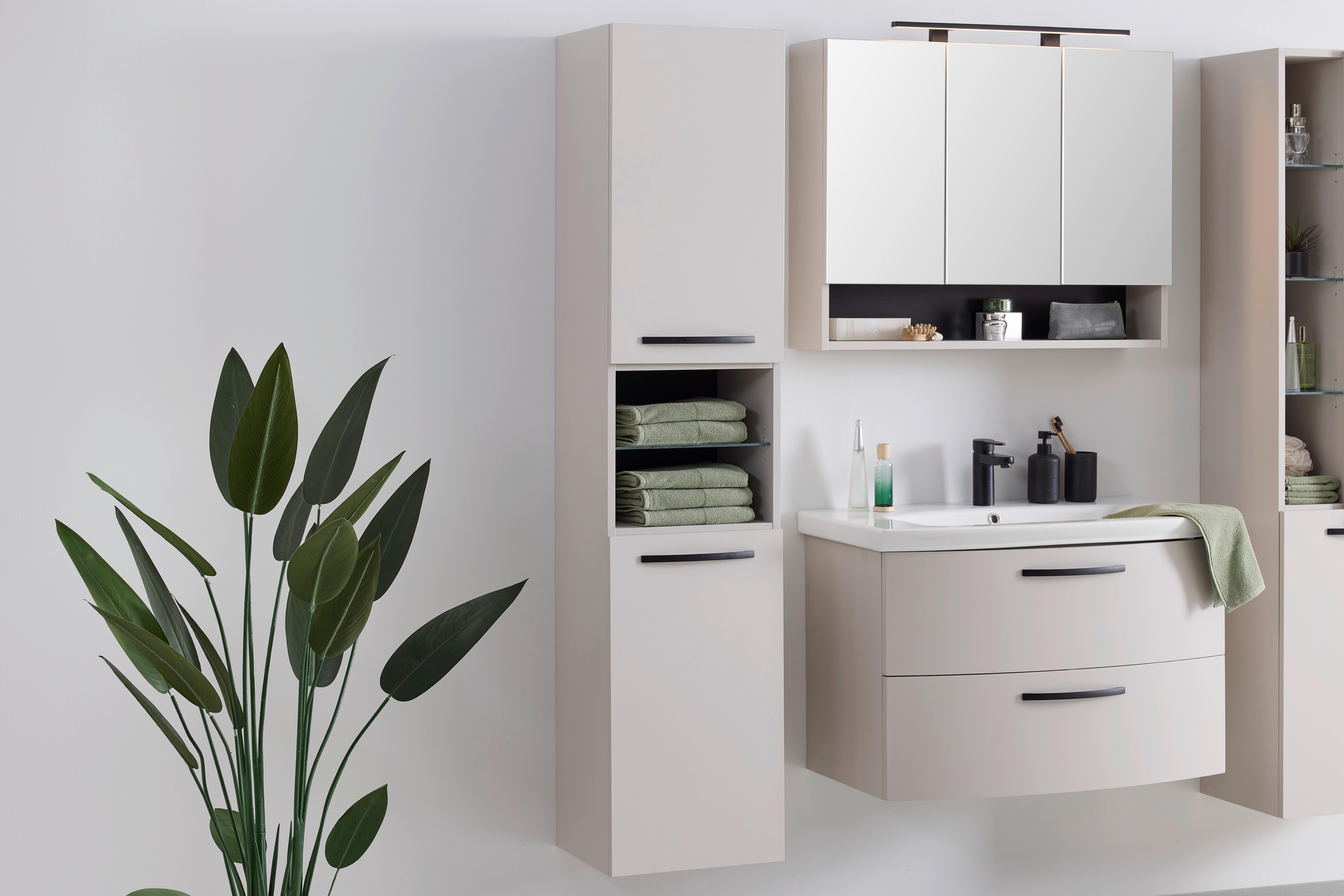 SPEGELSKÅP FLORENZ -EXKLUSIV- - kashmir, Modern, trämaterial (90/70/20cm) - Mömax