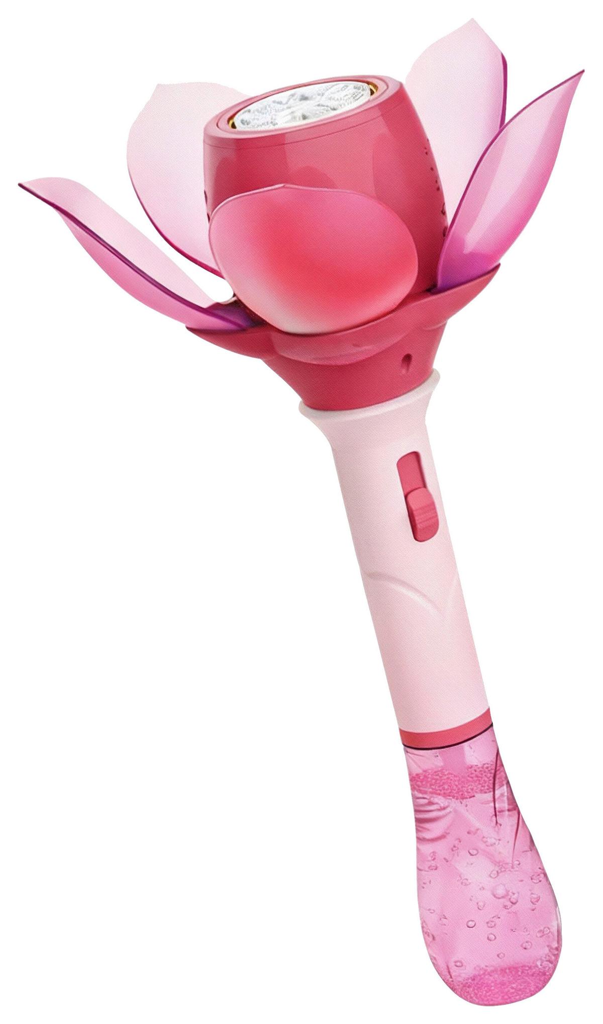 Seifenblasenmaschine Lotus Blume diverse Farben - Blau/Pink, Basics, Kunststoff (33cm)