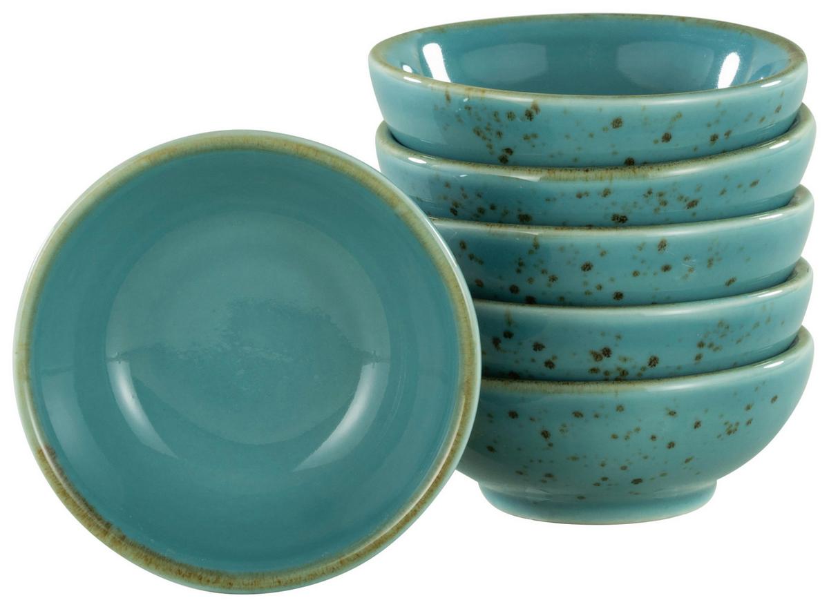 Set Skodelic Za Omake Water, 6-Delni - turkizna, Trend, keramika (8cm) - Creatable