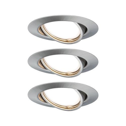 LED-Spot-Set EBL Base Set Alufarben max. 5 Watt 3-teilig - Alufarben, Basics, Metall (9cm) - Paulmann