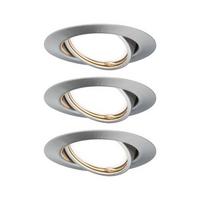 LED-Spot-Set EBL Base Set Alufarben max. 5 Watt 3-teilig - Alufarben, Basics, Metall (9cm) - Paulmann