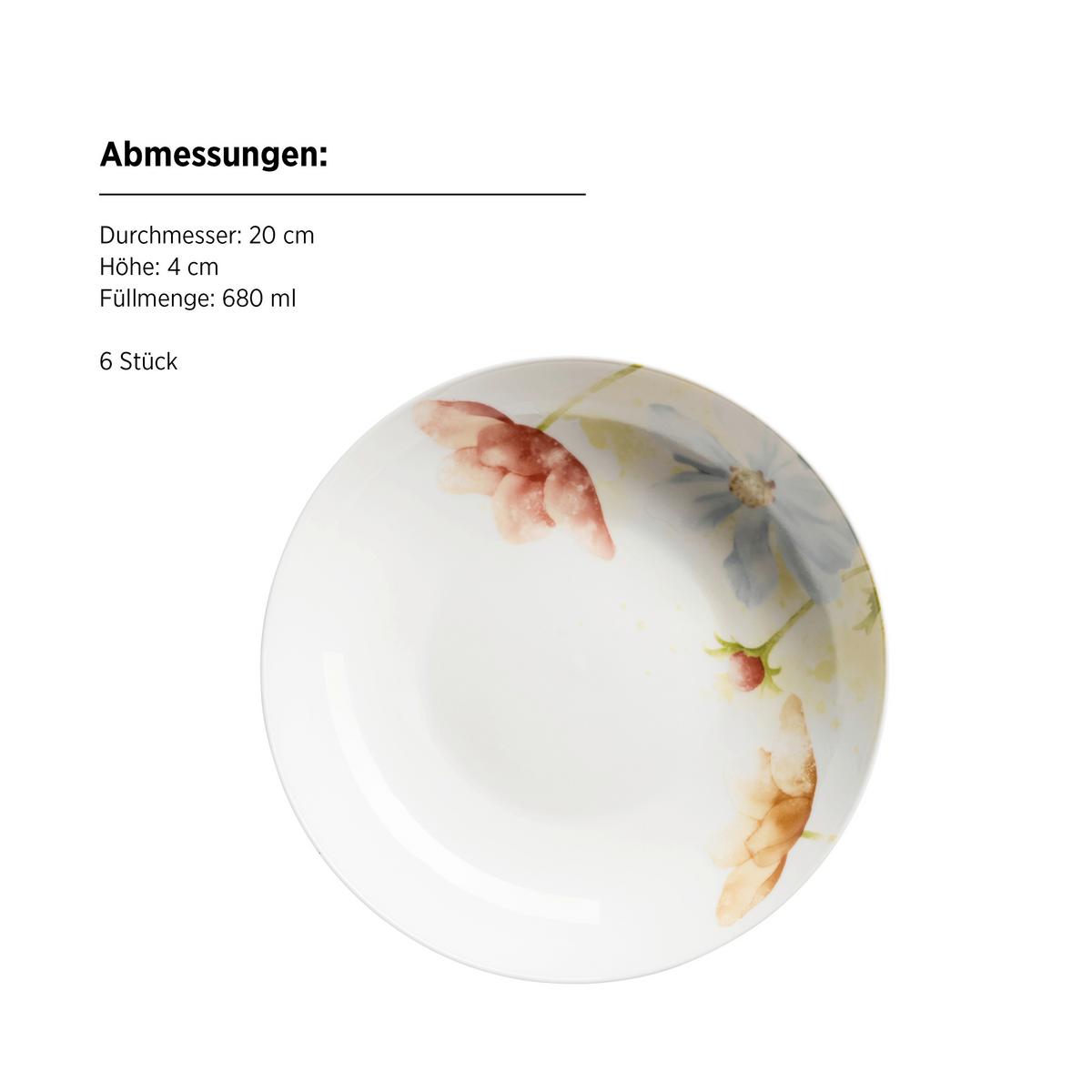 TAFELSERVICE 934498 TAFELSERVICE AMAPOLA - Weiss, Basics, Keramik - Mäser