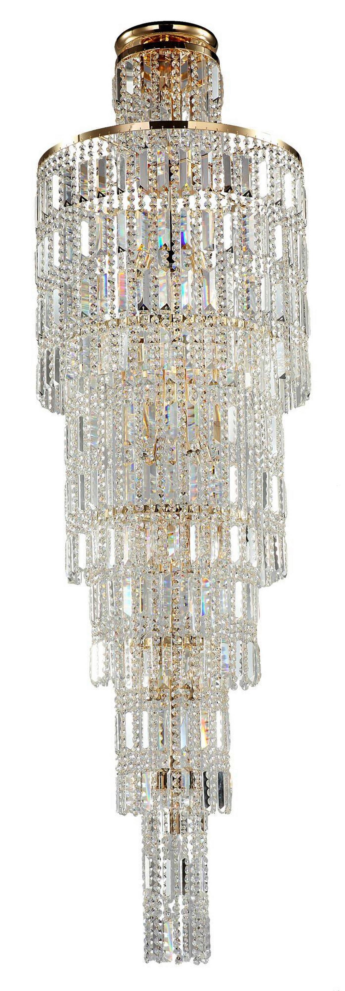 KRONLEUCHTER NIAGARA - Goldfarben, Trend, Metall (50/170cm) - MAYTONI