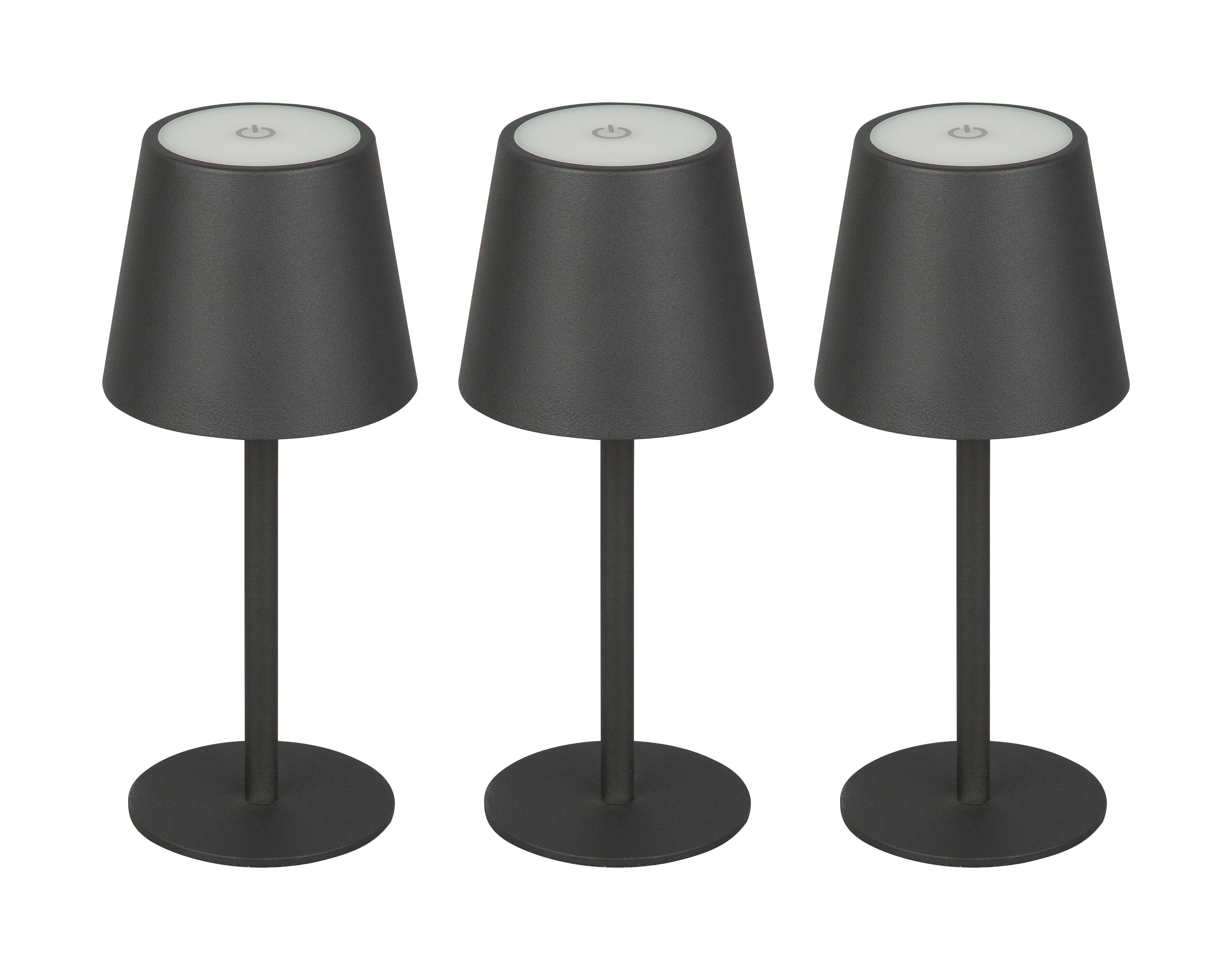 LAMPA STOŁOWA Z AKUMULATOREM JUBIDUBILÄUM - czarny, Basics, tworzywo sztuczne/metal (8,6/20,3cm) - Novel