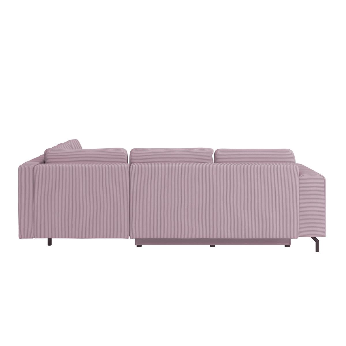 Colțar VENI - lila, Modern, textil (272/210cm) - Modern Living
