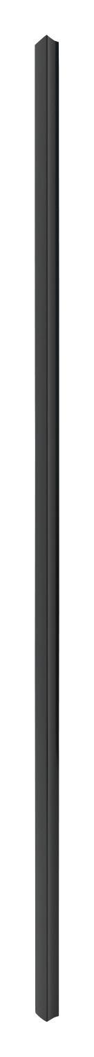 Griff "UNIT" in Schwarz - Schwarz, Modern, Kunststoff (103,5/2,8/2cm) - Based