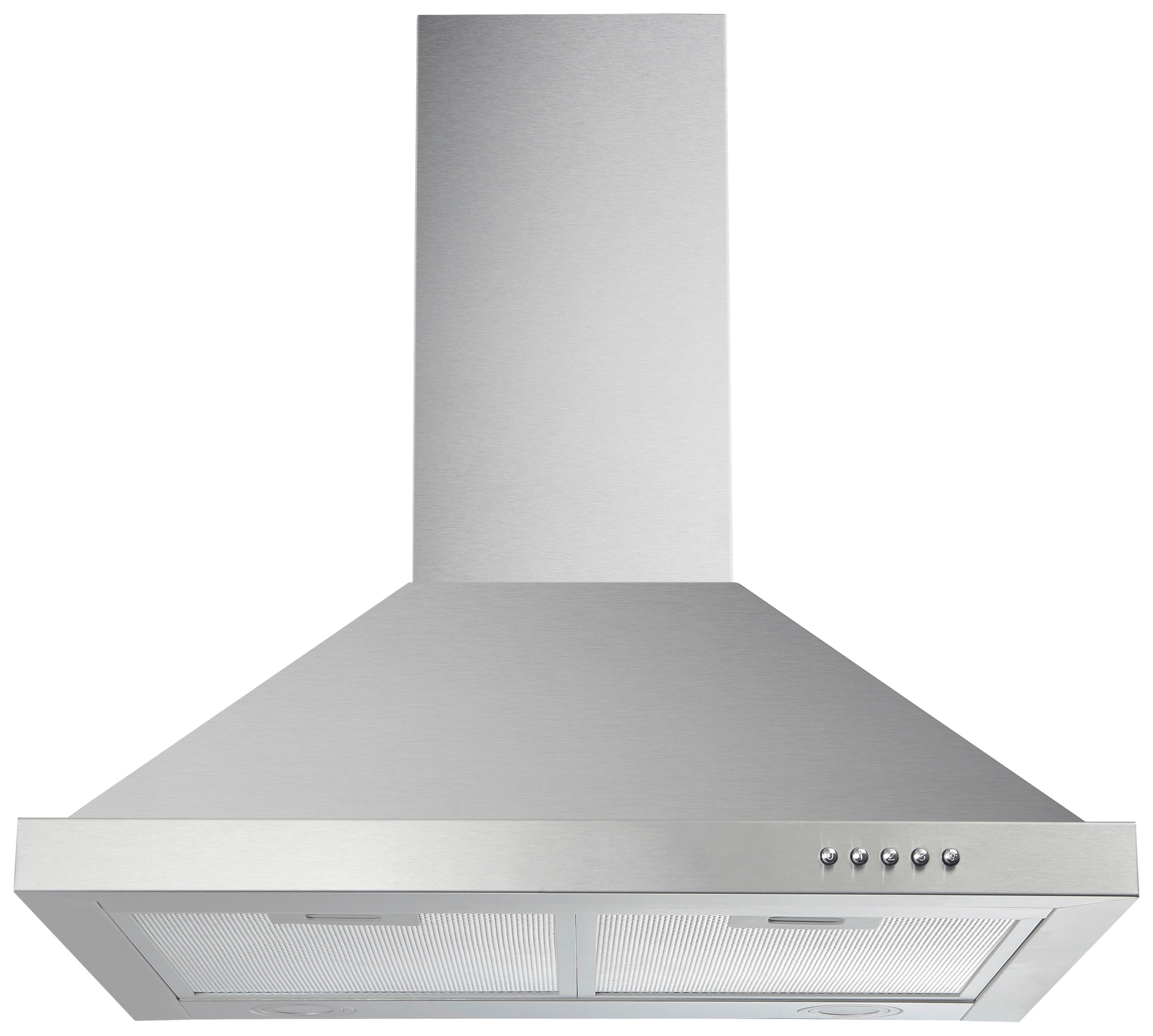 Dunstabzugshaube Medea Edelstahl B: ca. 90 cm - Edelstahlfarben, Trend, Metall (59,5/63,5-100/50cm) - Respekta