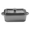 Auflaufformenset Elisa Grau - Grau, Konventionell, Keramik (16.6/9.5/7cm) - Modern Living