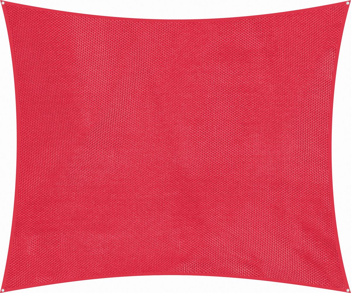 Sonnensegel Lanzarote Rechteck ca.250x0,3x300cm Rot - Rot, Basics, Textil (250/0,3/300cm) - Schneider