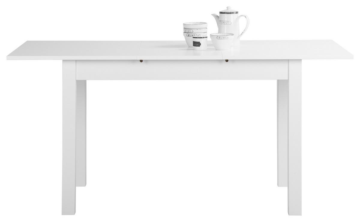 STÓŁ DO JADALNI COBURG 120 - biały, Design, materiał drewnopochodny (120/70/76,5cm) - Carryhome