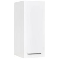 Küchenoberschrank Touch Weiß - Edelstahlfarben/Weiß, MODERN, Holzwerkstoff/Metall (30/72/35cm) - Nobilia