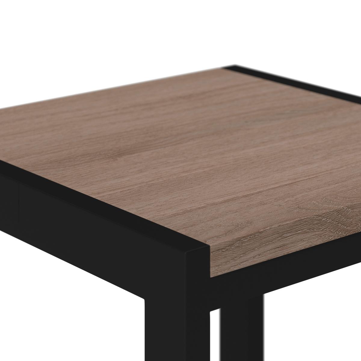 Mobilier bucătărie outdoor Delia - culoare natur/negru, Modern, plastic/metal - Bessagi Garden
