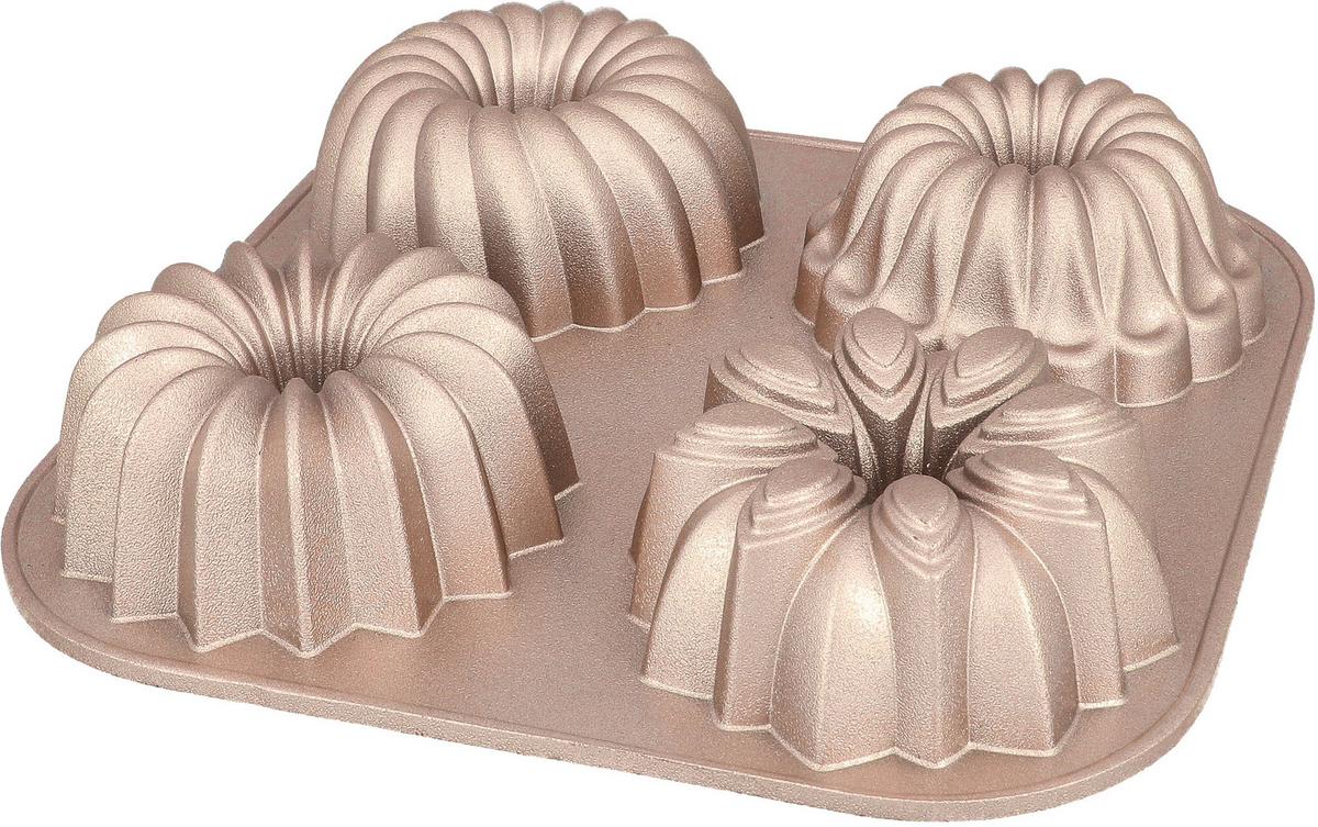 FORMA DO BABKI 887282 - kolor złoty, Design, metal (24/4,5/24cm) - Birkmann