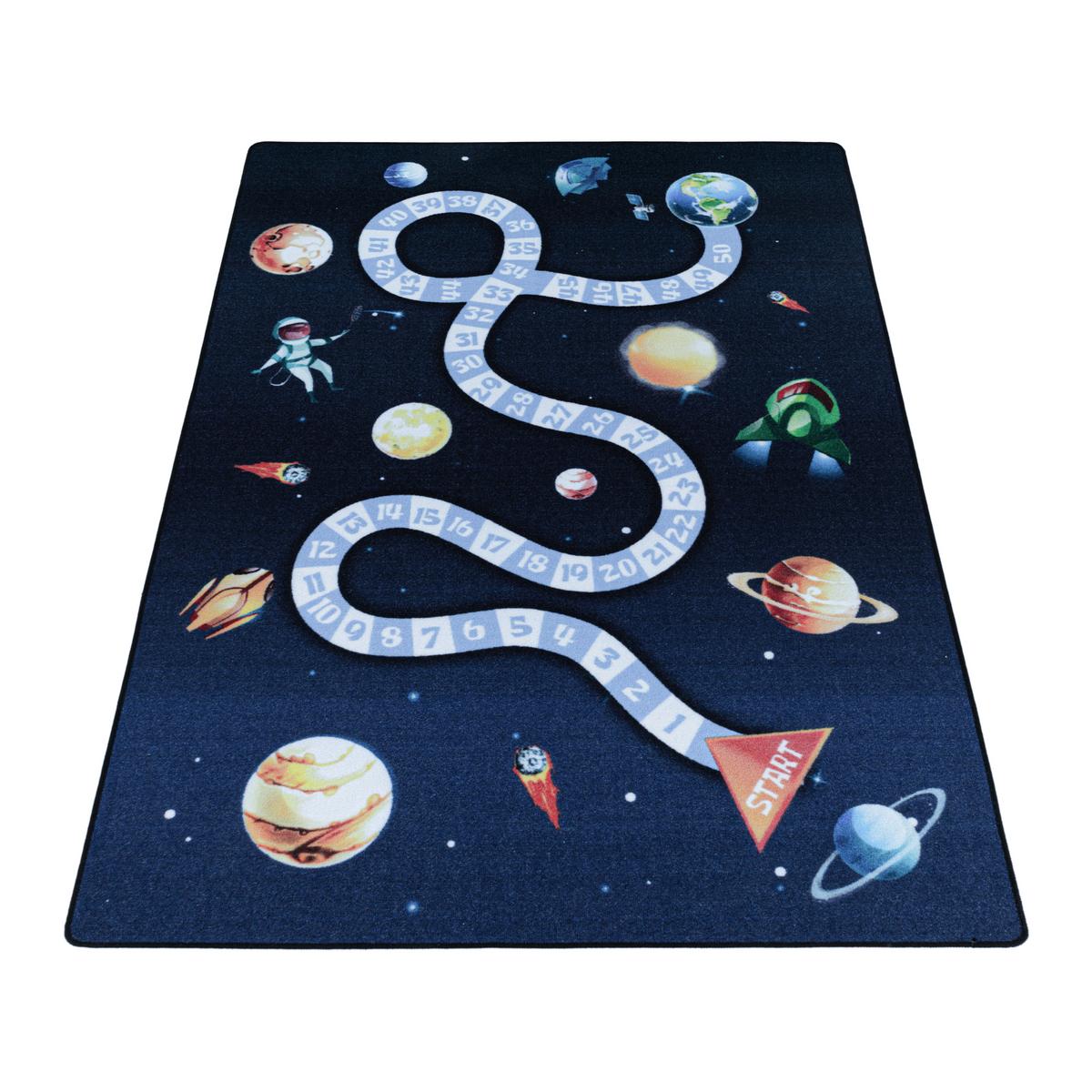 Kinderteppich Play 2910 Dunkelblau ca. 160x230cm - Dunkelblau, Trend, Textil (160/230cm)