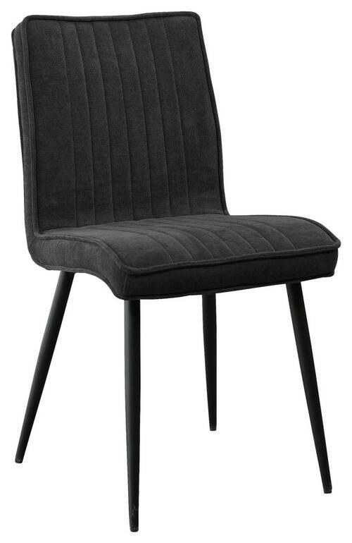 Stolica Lena - siva/crna, Moderno, drvo/metal (43/86/57cm) - Mömax