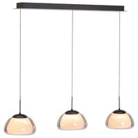 LAMPA WISZĄCA LED 20636/3-06 LUXXO - czarny, Design, metal (125/24.5/60-180cm) - Hell