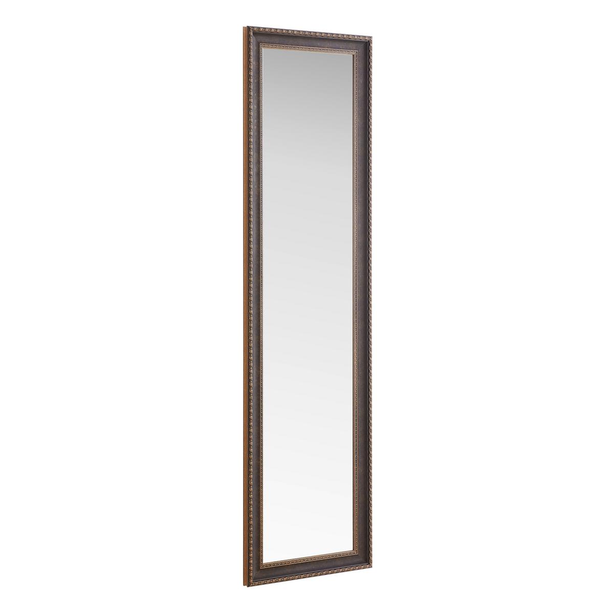 Wandspiegel Karma in Dunkelbraun - Dunkelbraun, Lifestyle, Glas/Kunststoff (42/162cm) - Mömax