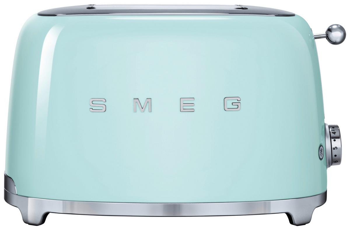 TOSTER TSF01PGEU SMEG - jasnozielony, Basics, metal (32,5/19,8/19,5cm) - SMEG