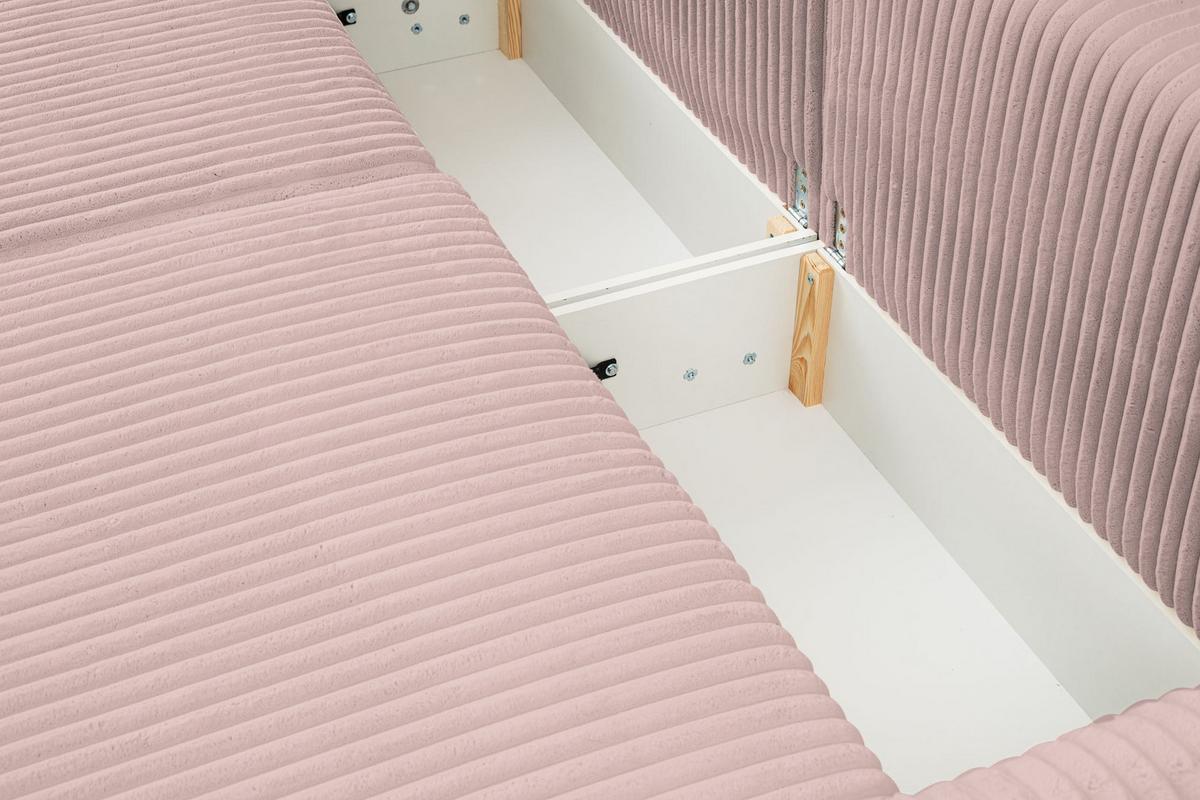 Trosjed Na Razvlačenje Mevi - ružičasta, Moderno (240/72-90/120cm) - Modern Living