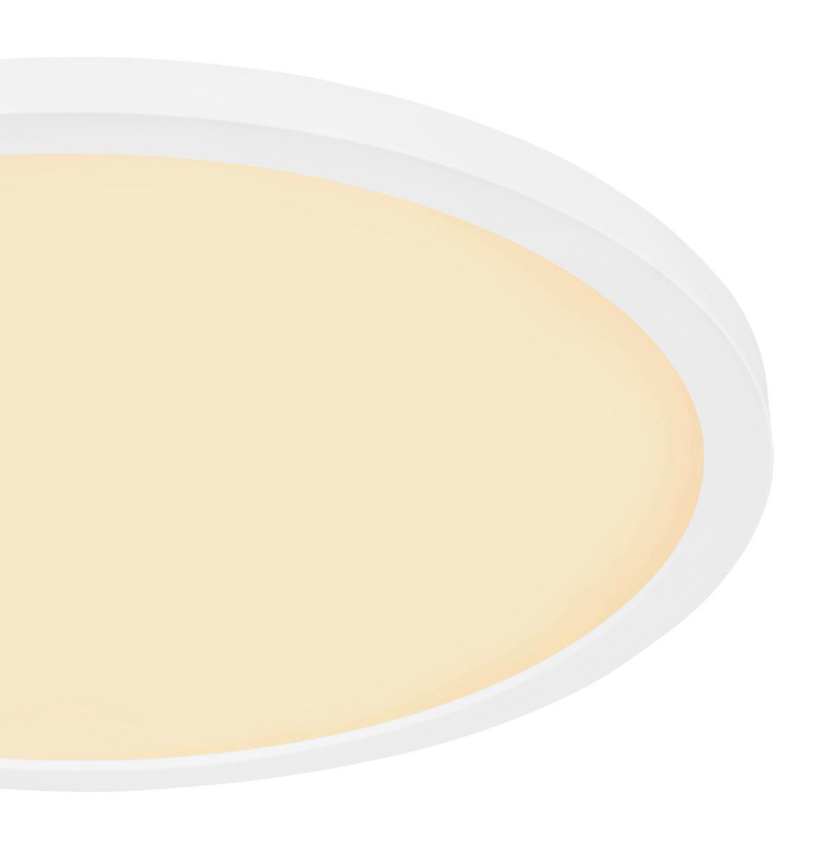 Stropna Led-svetilka Sapana, S Sijalko - bela/opal, Basics, umetna masa (42/2,5cm)