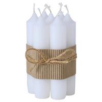 Stabkerzenset Melia I in Weiß, 7 Stück - Weiß, Design (2,2/11cm) - Modern Living